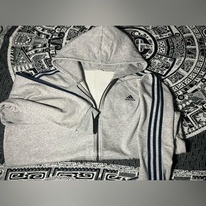 Adidas zipper sweater — XXL